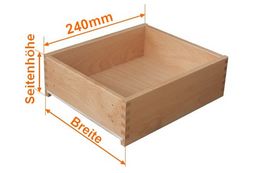 Schubkästen Länge 240mm