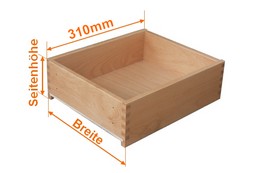 Schubkästen Länge 310mm