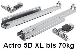 Actro 5D Auszugsführung XL bis 70 kg