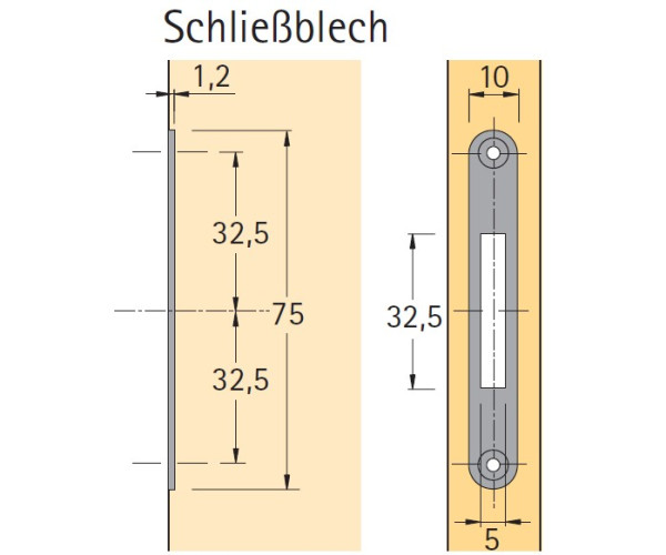 Hebelzylinderschloß mit Zubehör (Set)