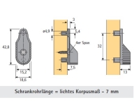Schrankrohrlager SL 323 DD