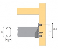Schrankrohrlager SL 323 DD