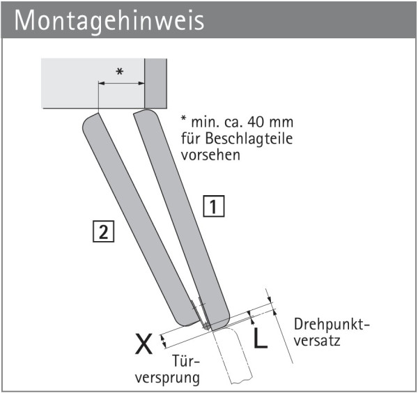 Falttürscharnier 625