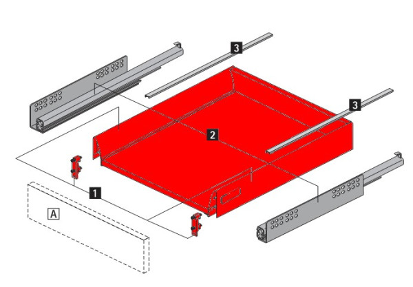 InnoTech 70mm - Nennlänge 520mm - Korpusbreite 300mm