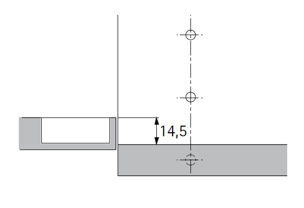 Klappenscharnier Markant 7.1 (Garnitur)