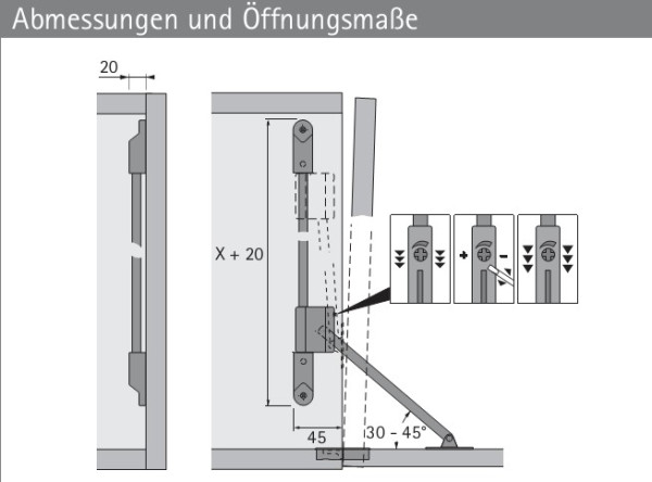 Klappenbremse Klassik D 290 mit Lager LS 3280 D
