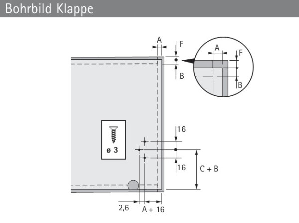 Klappenbremse Klassik D 290 mit Lager LS 3280 D