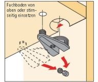 Exzenter Verbindungsbeschlag VB 21 (Böden von 19-20mm)