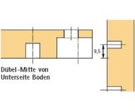 Exzenter Verbindungsbeschlag VB 21 (Böden von 19-20mm)
