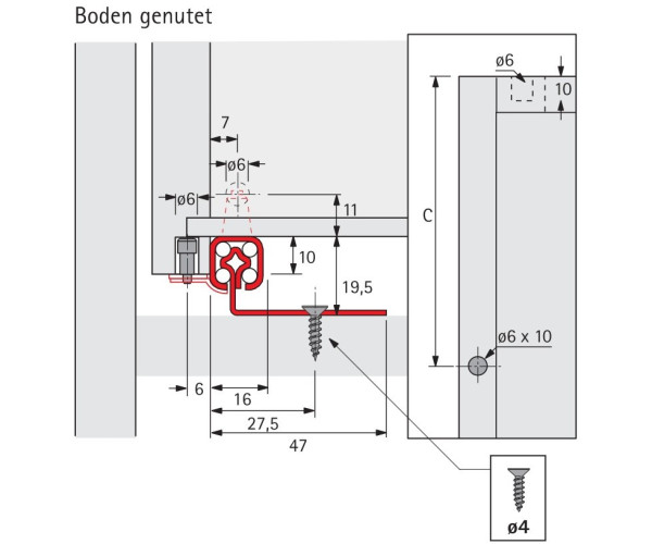 Quadro 40 BM 330 - 490mm