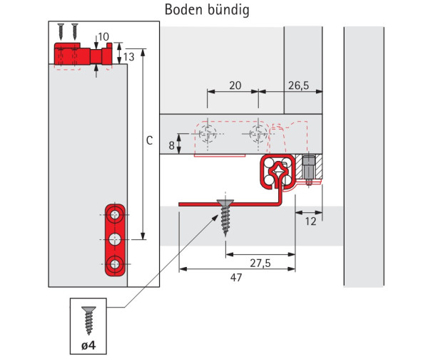 Quadro 40 BM 455 - 680mm