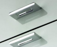Möbelgriff -Fermo- Bohrabstand 64mm Edelstahl Optik