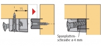 Trapez Verbindungsbeschlag TZ 4 Ganzmetall