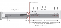 Kugelauszug KA 290 Überauszug 310mm (Garnitur)