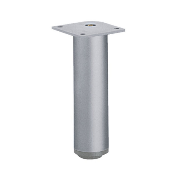 Möbelfuß Lano RO aus Aluminium silber eloxiert 150mm