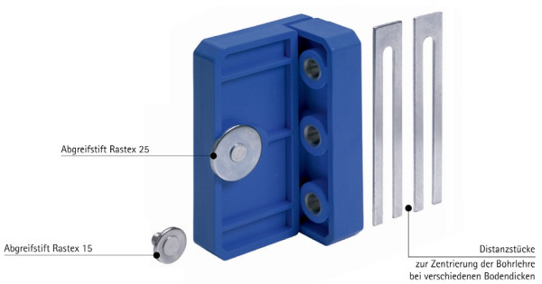 Bohrlehre BlueJig Dübel