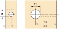 Rastex 15 für 18mm Böden ohne Abdeckrand blank