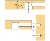Rastex 15 für 18mm Böden ohne Abdeckrand blank