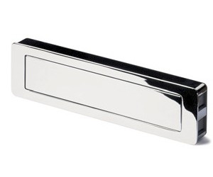 Touch-in Rechteckgriff Chrom glanz
