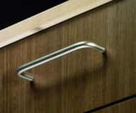 Möbelgriff -Avenio- Bohrabstand 128mm Nickel matt
