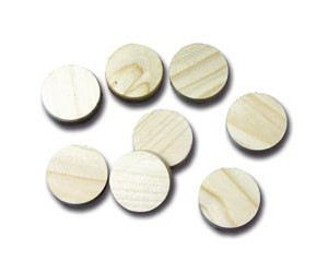Konusplättchen Fichte, Ø 25 mm Fichte, 1kg (ca. 400 Stück)