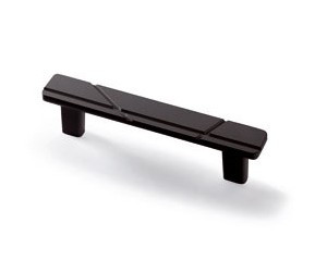 Möbelgriff -Celista- Bohrabstend 128mm Schwarz matt