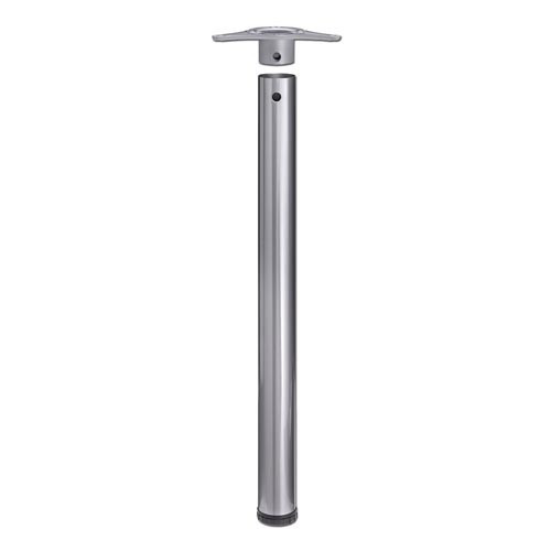 Tischbeine ø60mmx1100mm aus Stahl Oberfläche Weißaluminium (Set)