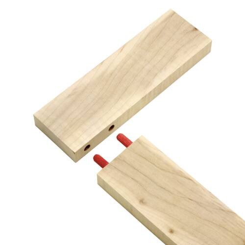 Riffel-Holzdübel Padouk 16 x 120mm 1kg