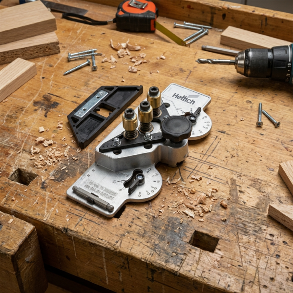 Bohrlehre DrillJig Scharnier Bohrer 35mm / 2x10mm