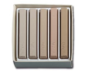 Weichwachs Set 5 Buche hell-mittel 5 Stangen
