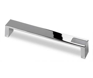 Möbelgriff -Intra- Chrom glanz / Chrom matt aus Zink 192mm