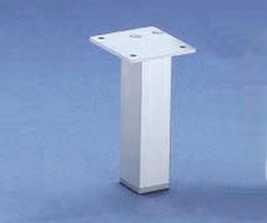 Möbelfuß Lano SQ 30 aus Aluminium silber eloxiert 150mm