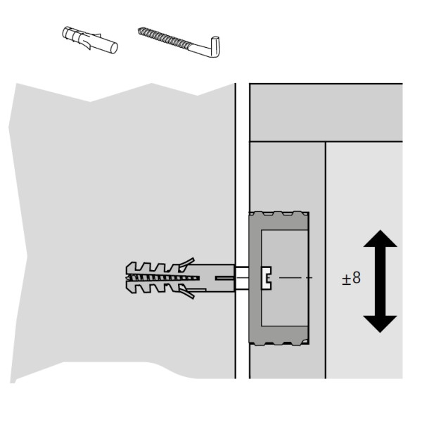 Schrankaufhänger SAH 305