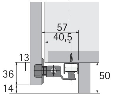 Führungsprofil WingLine 220 (unten) 2000mm silber