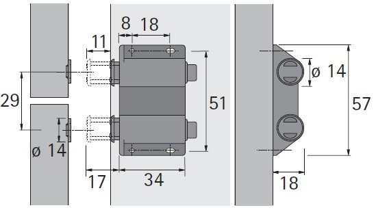 Druckmagnetschnäpper D2 / GP9