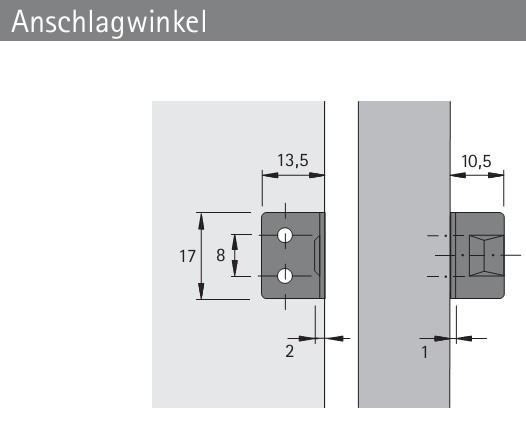 Set Zylinderschubstangenschloss Prestige 2000 rechts schließend