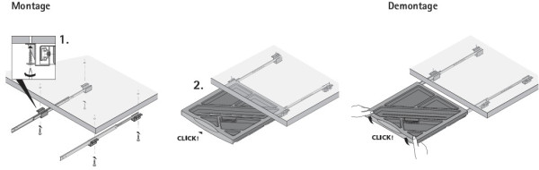 Schreibmaterialauszug Aluminium Optik