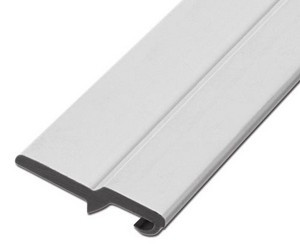 Türanschlagleiste graubraun RAL 8019 für 5mm Schloß 275cm