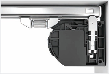 Quadro 4D V6 Push to open, Vollauszug Nennlänge 420mm