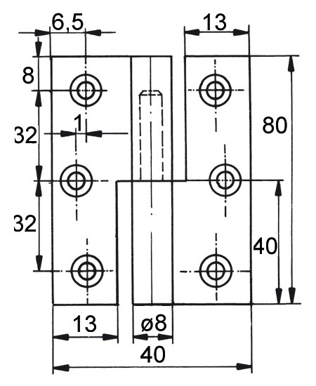 Möbelband FS Rollendurchmesser 8mm, 80mm LINKS