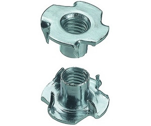 Einschlagmutter M4 Länge 6mm