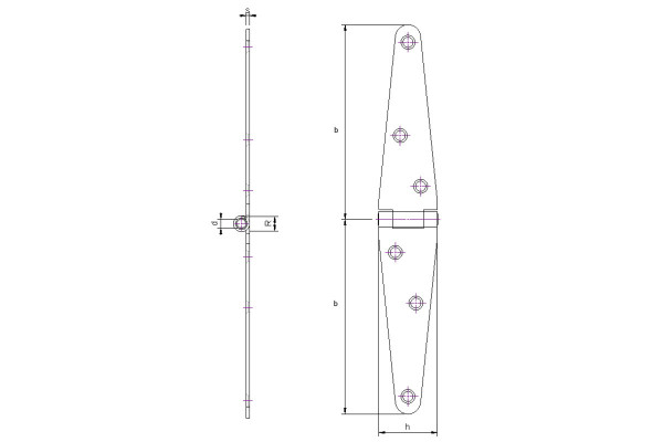Kistenbänder, 125/34 mm Stahl verzinkt