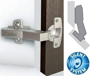 Topfscharnier sensys 8639i W45 für Eck- und Winkelschränke Basis 9mm