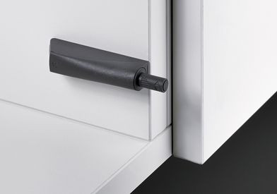 Push-To-Open Pin zum Anschrauben, anthrazit, Langhub