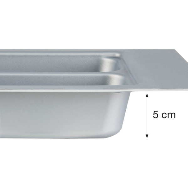Besteckeinsatz OrgaTray 440 Breite: 501 bis 600mm Tiefe: 441 bis 520mm