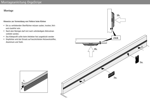 OrgaStripe schwarz