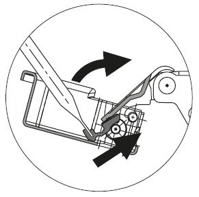 Öffnungswinkelbegrenzer für Sensys 8645i von 110° auf 85°