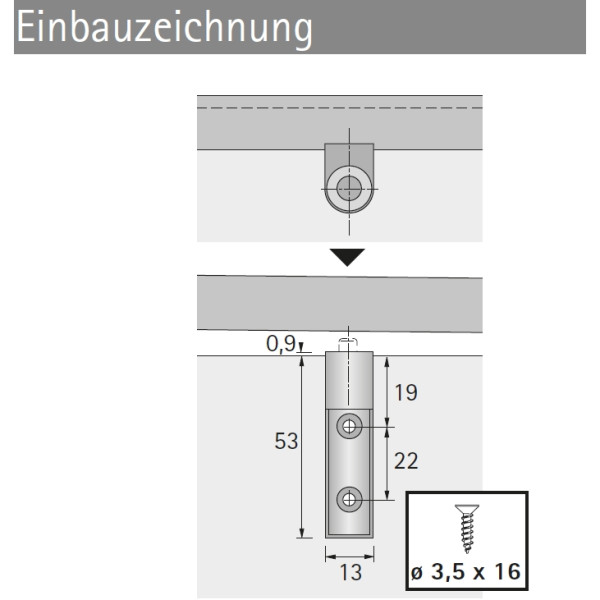 Aufschraub Türdämpfer Silent System