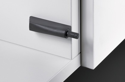 Push-To-Open Pin Strong zum Anschrauben, weiß, Langhub