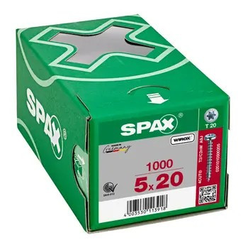 5,0 x 20mm TX20 PAN HEAD Vollgewinde (1000 St.)